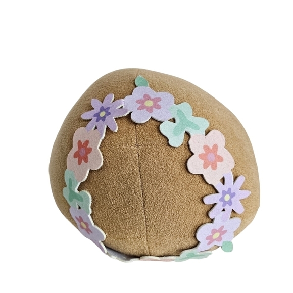 Sumikko Gurashi Tonkatsu Flower Crown 12" Plush by San-X - Picture 3 of 8